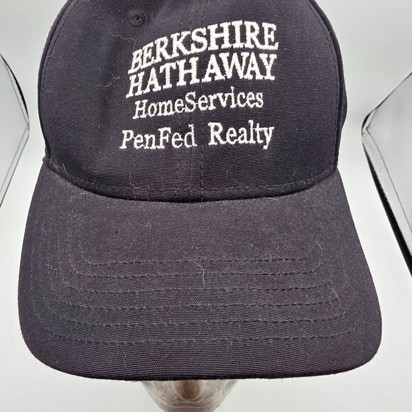 The North Face Berkshire Hathaway Adults Black Adjustable Baseball Hat Cap - Picture 10 of 10